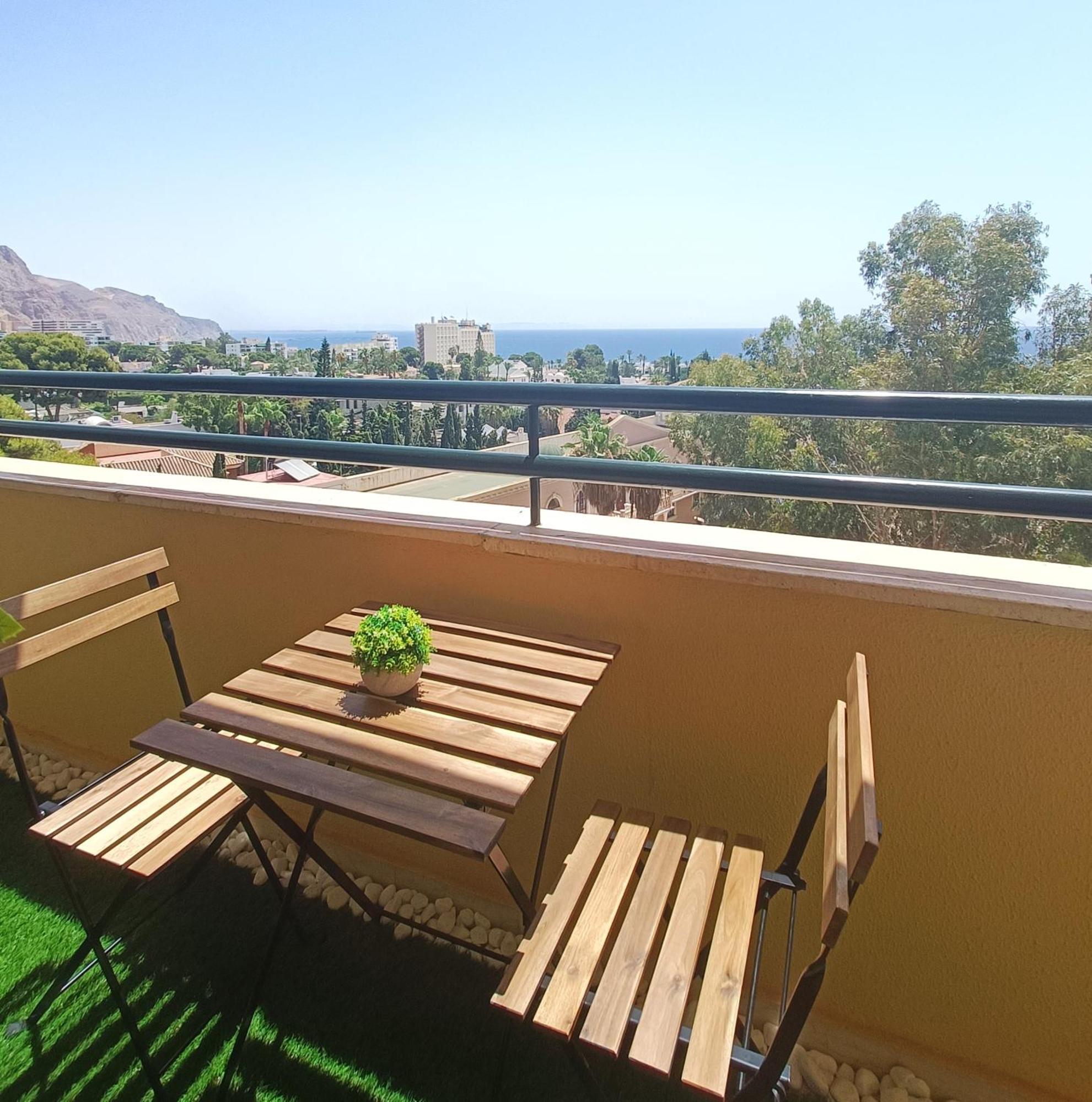 Geminis 504 Suite Con Terraza Y Vistas Al Mar Aguadulce  Exterior foto